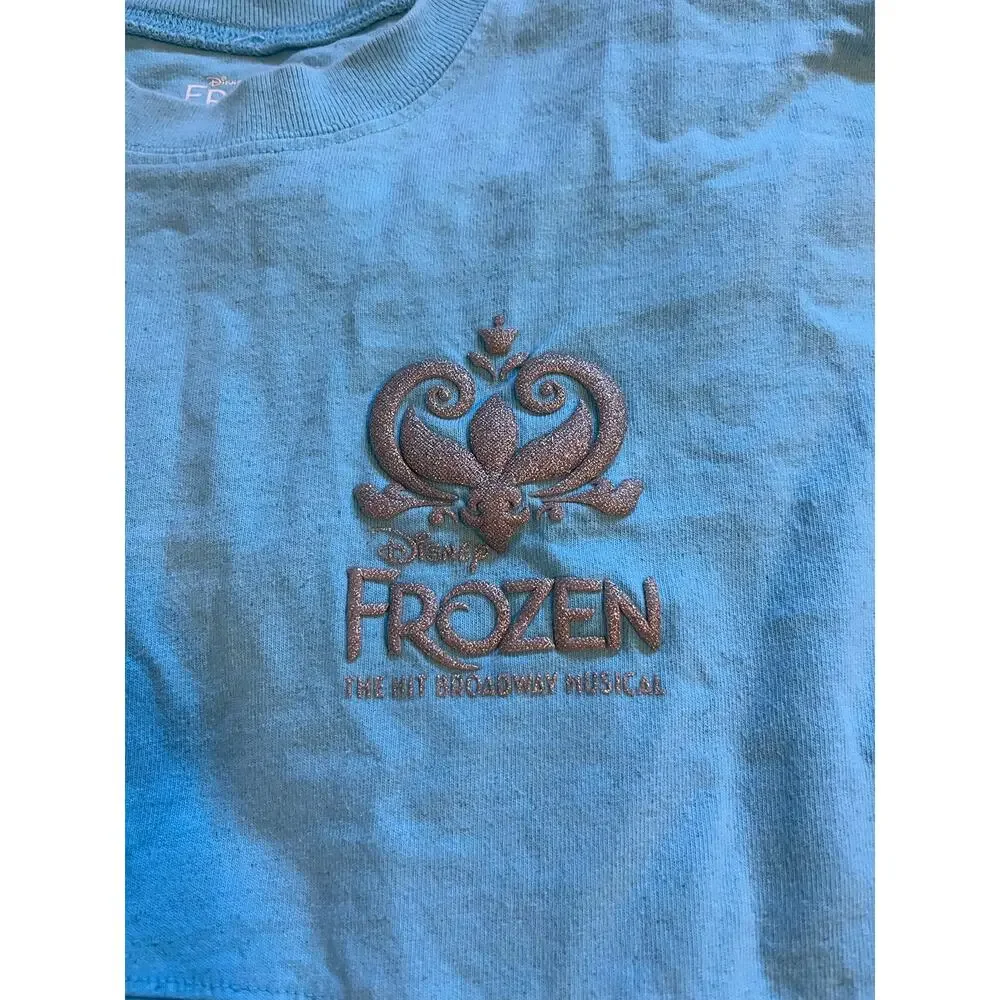 Disney spirit jersey frozen let it go the broadway‎ musical women’s large